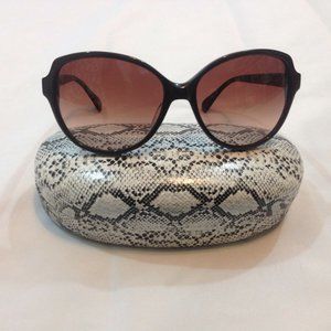 Diane von Furstenberg Brown Green Sunglasses